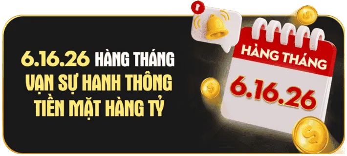 Thưởng nạp tiền hàng ngày tại a666